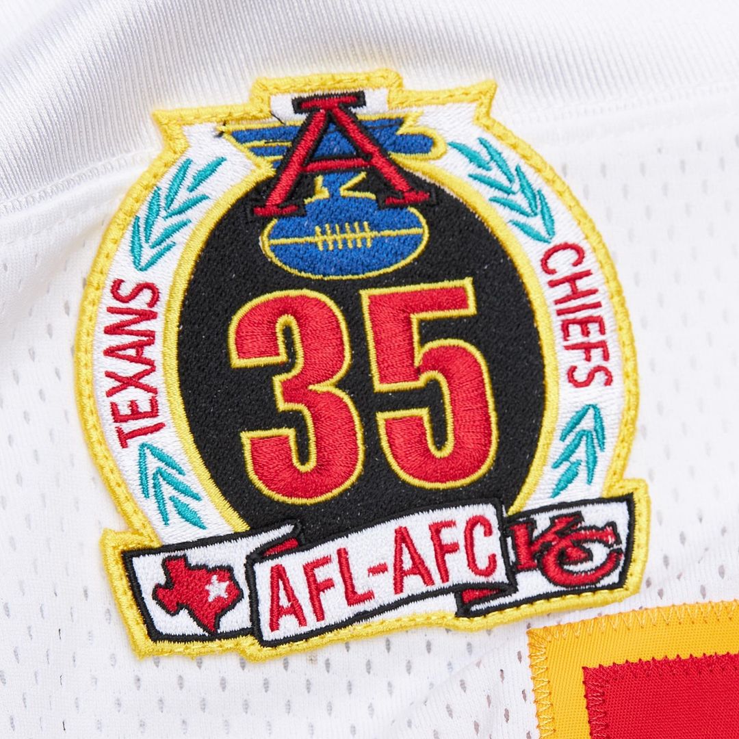 Kansas City Chiefs 1994 Derrick Thomas White Authentic Throwback Retired Player Jersey product image 5, provided for visual