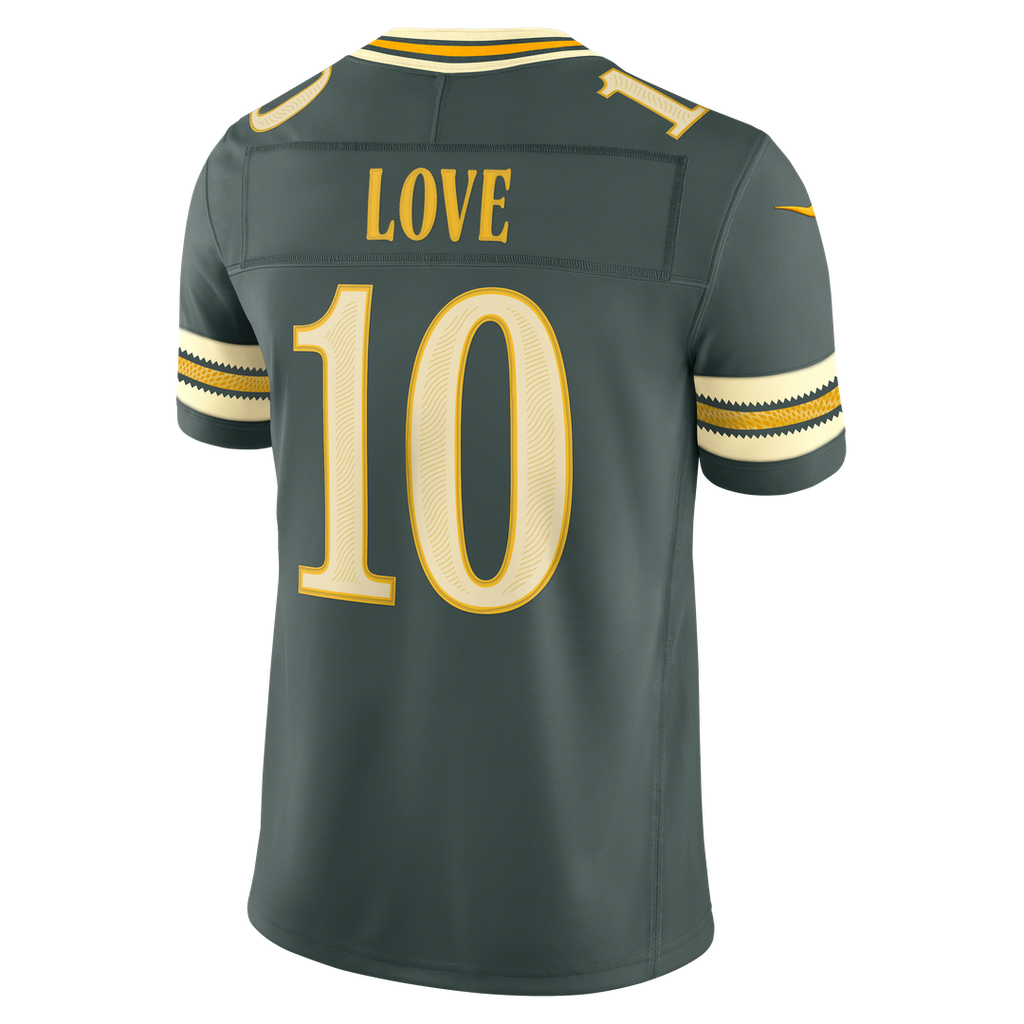 Green Bay Packers Love Green 2026 Rivalries Collection Stitched Limited Jersey product image 3, provided for visual