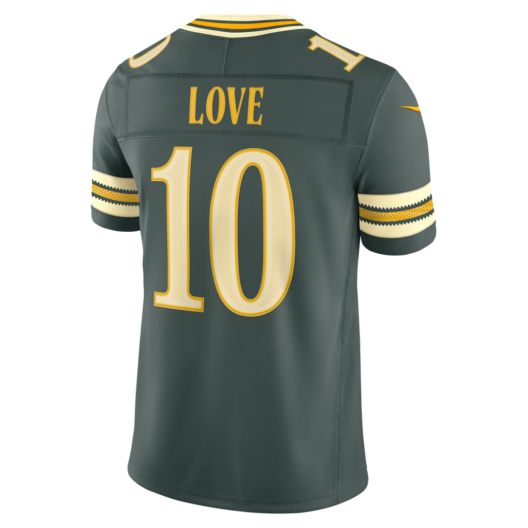 Green Bay Packers Love Green 2026 Rivalries Collection Stitched Limited Jersey product image 3, provided for visual