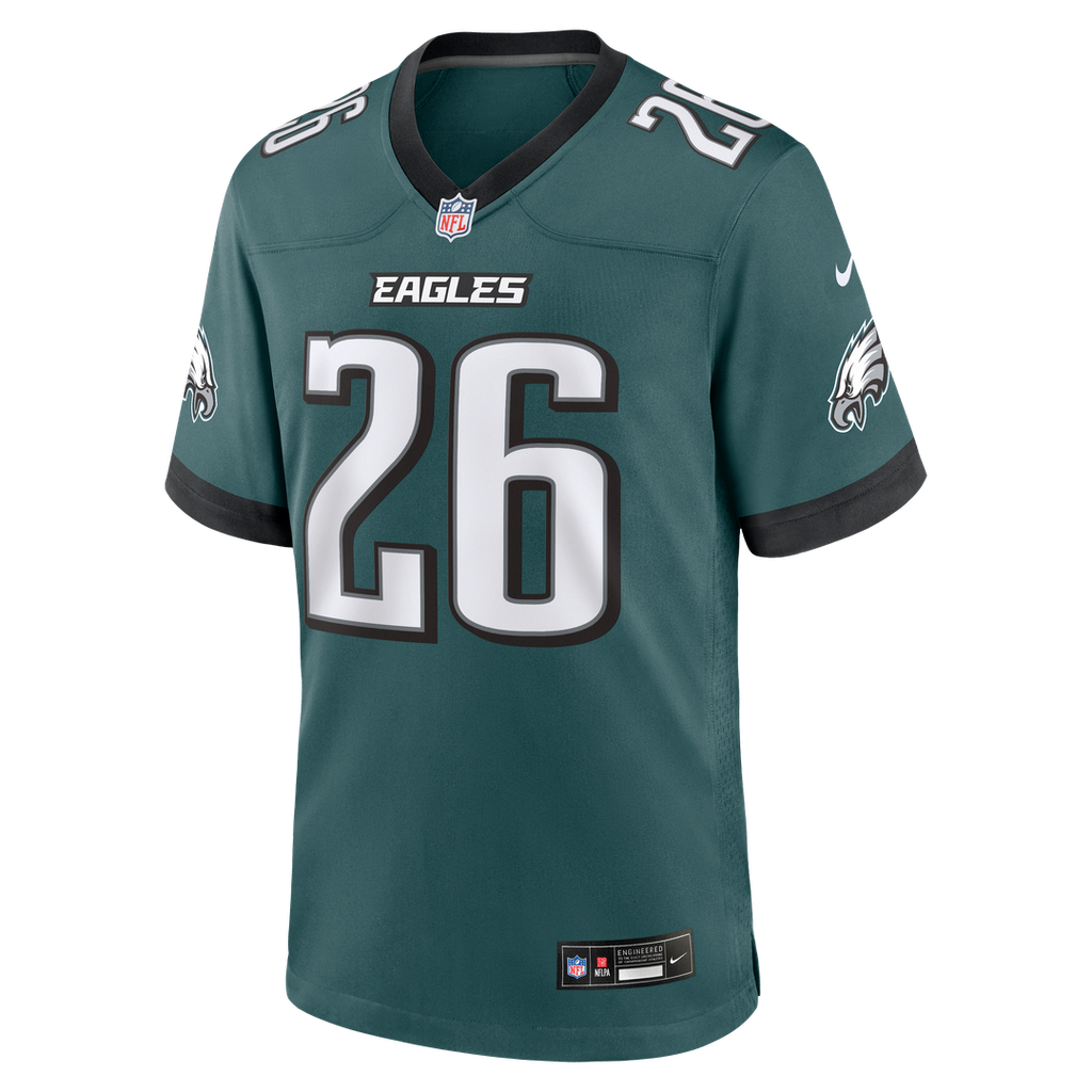 Philadelphia Eagles Saquon Barkley White Game Jersey product image 32, provided for visual reference and product detail
