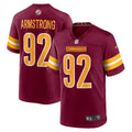 Washington Commanders Dorance Armstrong Burgundy Game Jersey product image 1, provided for visual reference and product