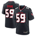 Houston Texans DeMeco Ryans Navy Team Retired Game Jersey product image 1, provided for visual reference and product detail