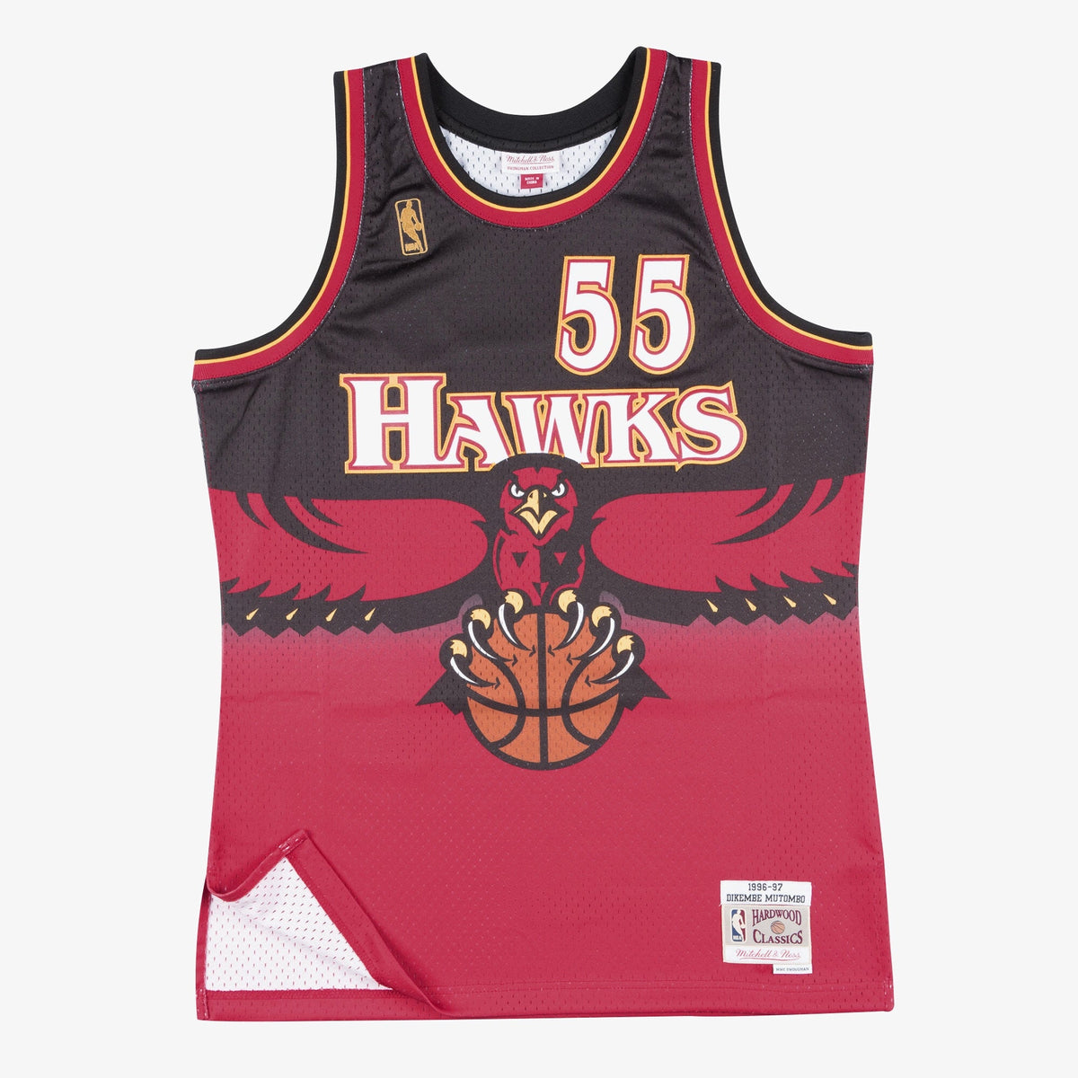Dikembe Mutombo Atlanta Hawks 1996-97 Swingman Jersey product image 2, provided for visual reference and product detail