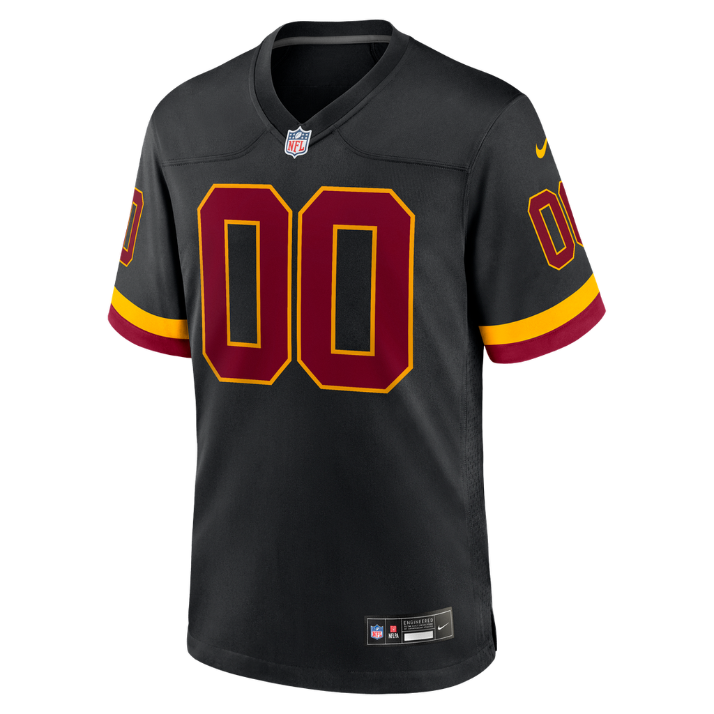 Washington Commanders Odafe Oweh Black Hail Raiser Alternate Game Jersey product image 2, provided for visual reference and
