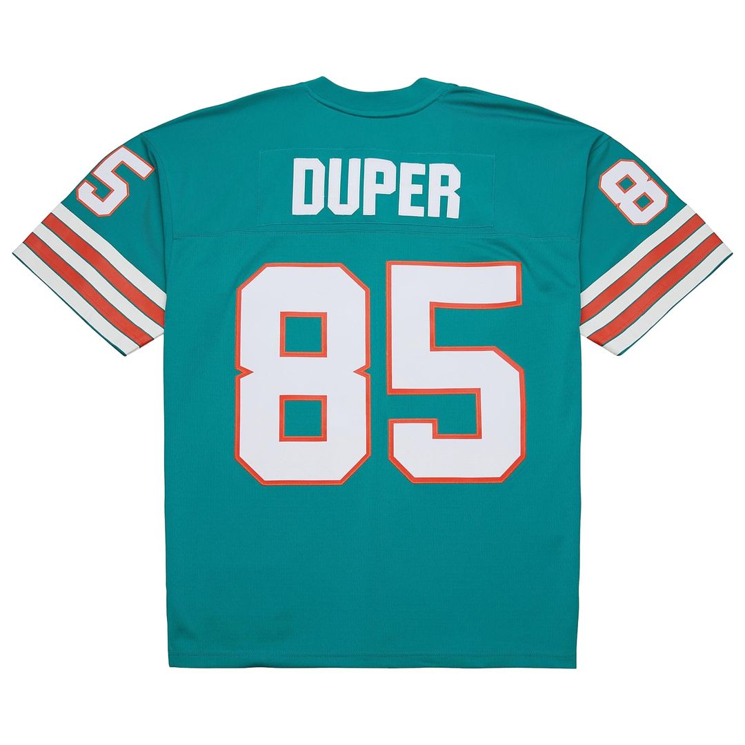 Miami Dolphins Mark Duper Aqua Legacy Replica Jersey product image 3, provided for visual reference and product detail review