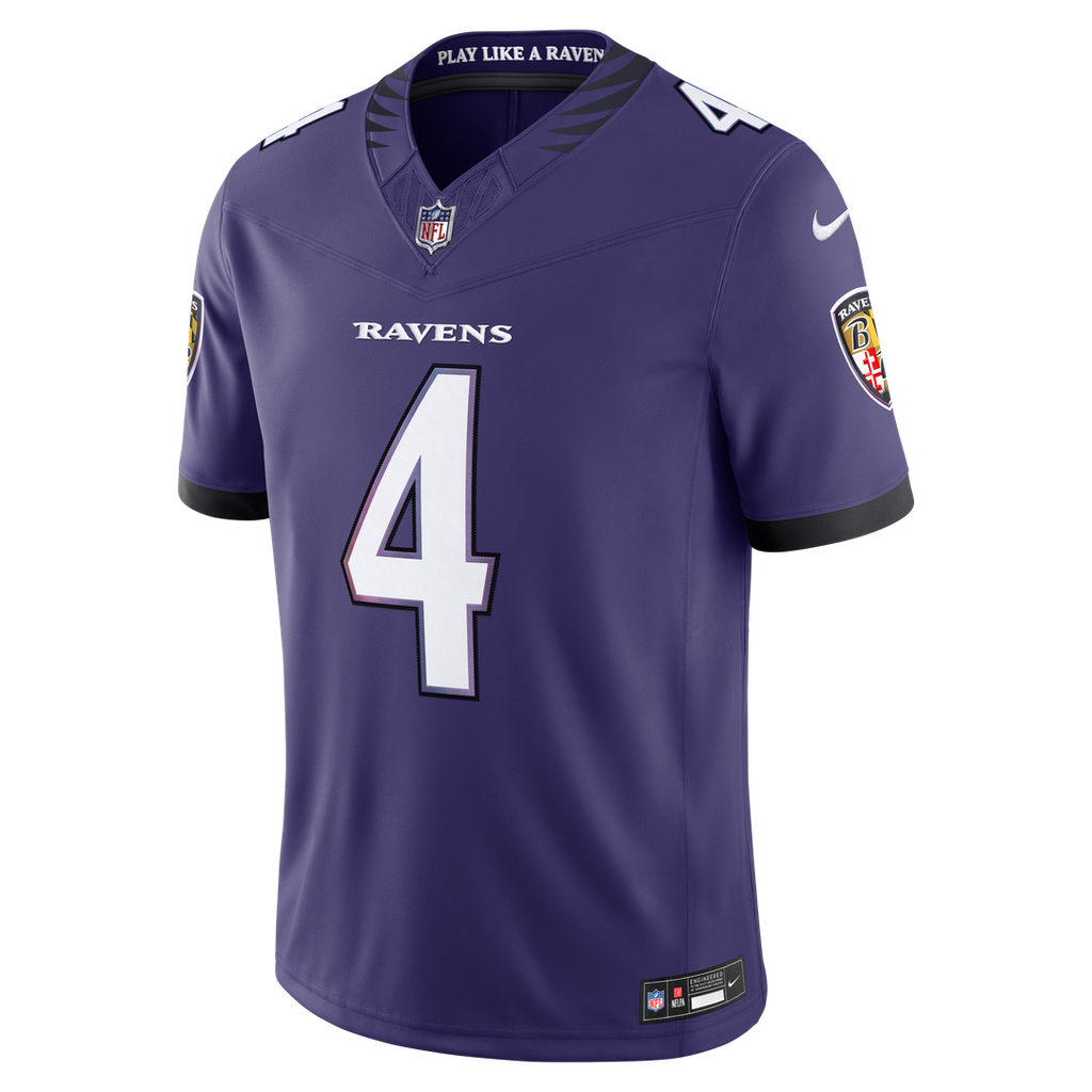 Baltimore Ravens Zay Flowers Black Alternate Alternate Vapor F.U.S.E. Stitched Limited Jersey product image 8, provided for