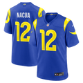 Los Angeles Rams Puka Nacua Royal Team Game Player Jersey product image 1, provided for visual reference and product detail