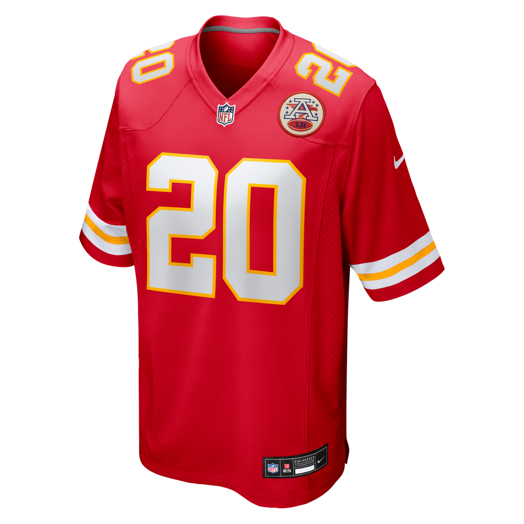 Kansas City Chiefs Nohl Williams Red Team Game Jersey product image 2, provided for visual reference and product detail
