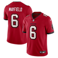 Tampa Bay Buccaneers Baker Mayfield Red Vapor Untouchable Limited Jersey product image 1, provided for visual reference and