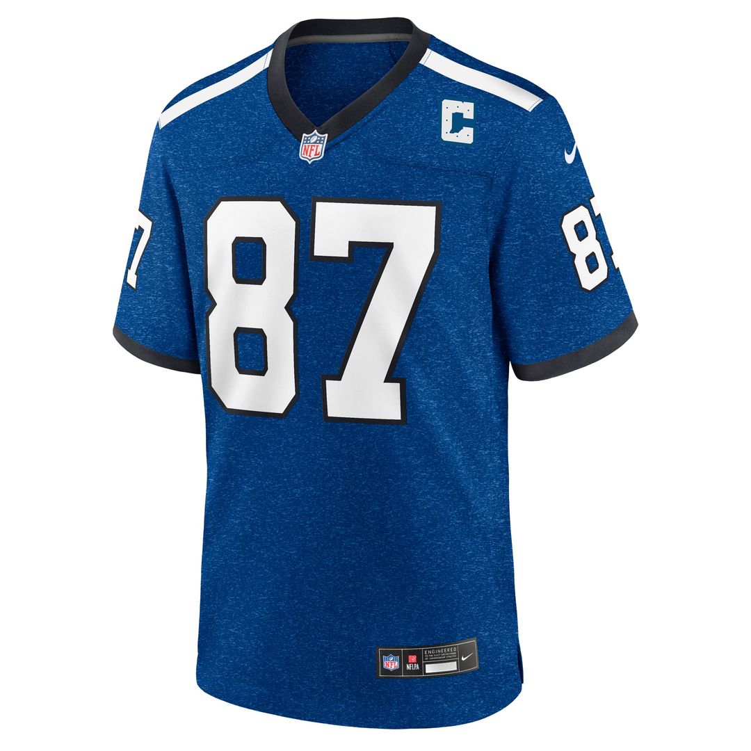 Indianapolis Colts Reggie Wayne Blue Retired Player Alternate Game Jersey product image 8, provided for visual reference and