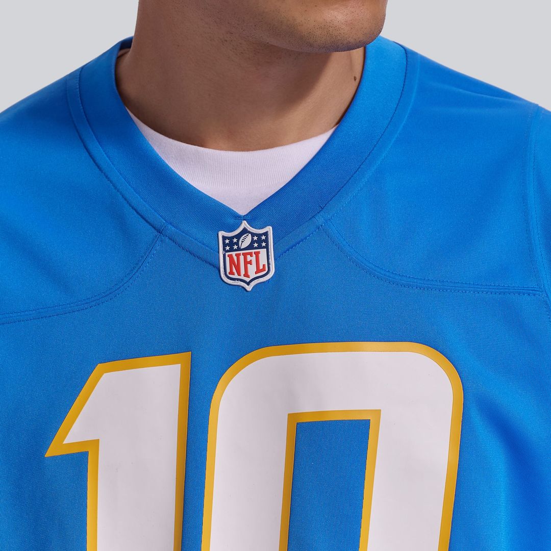 Los Angeles Chargers Justin Herbert Navy Alternate Super Chargers Game Player Jersey product image 37, provided for visual