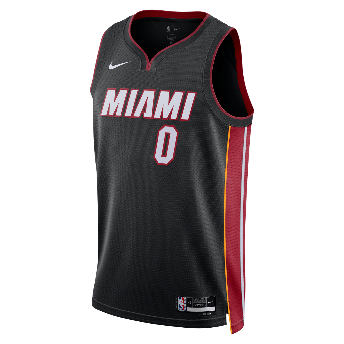 Miami Heat Nike Icon Edition Swingman Jersey - Black product image 3