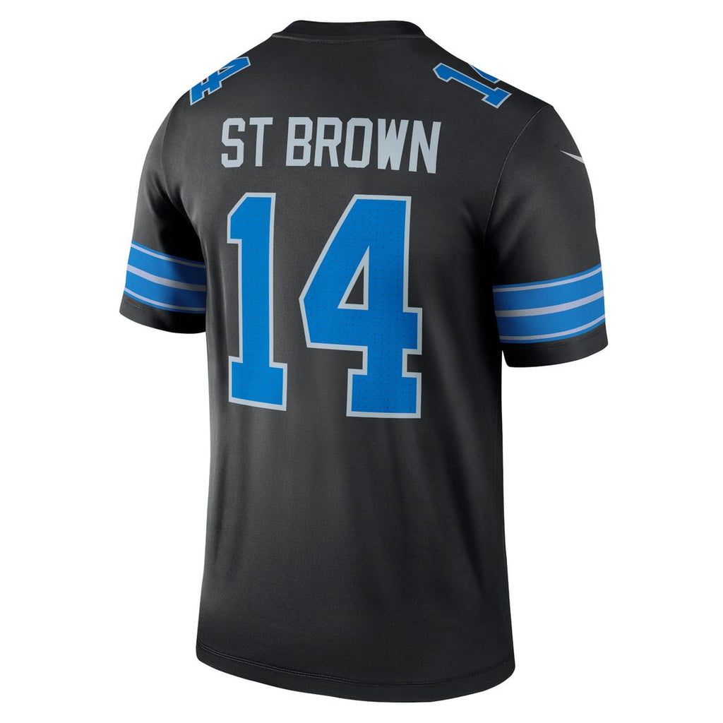 Detroit Lions Amon-Ra St. Brown Blue Legend Player Performance Top product image 9, provided for visual reference and