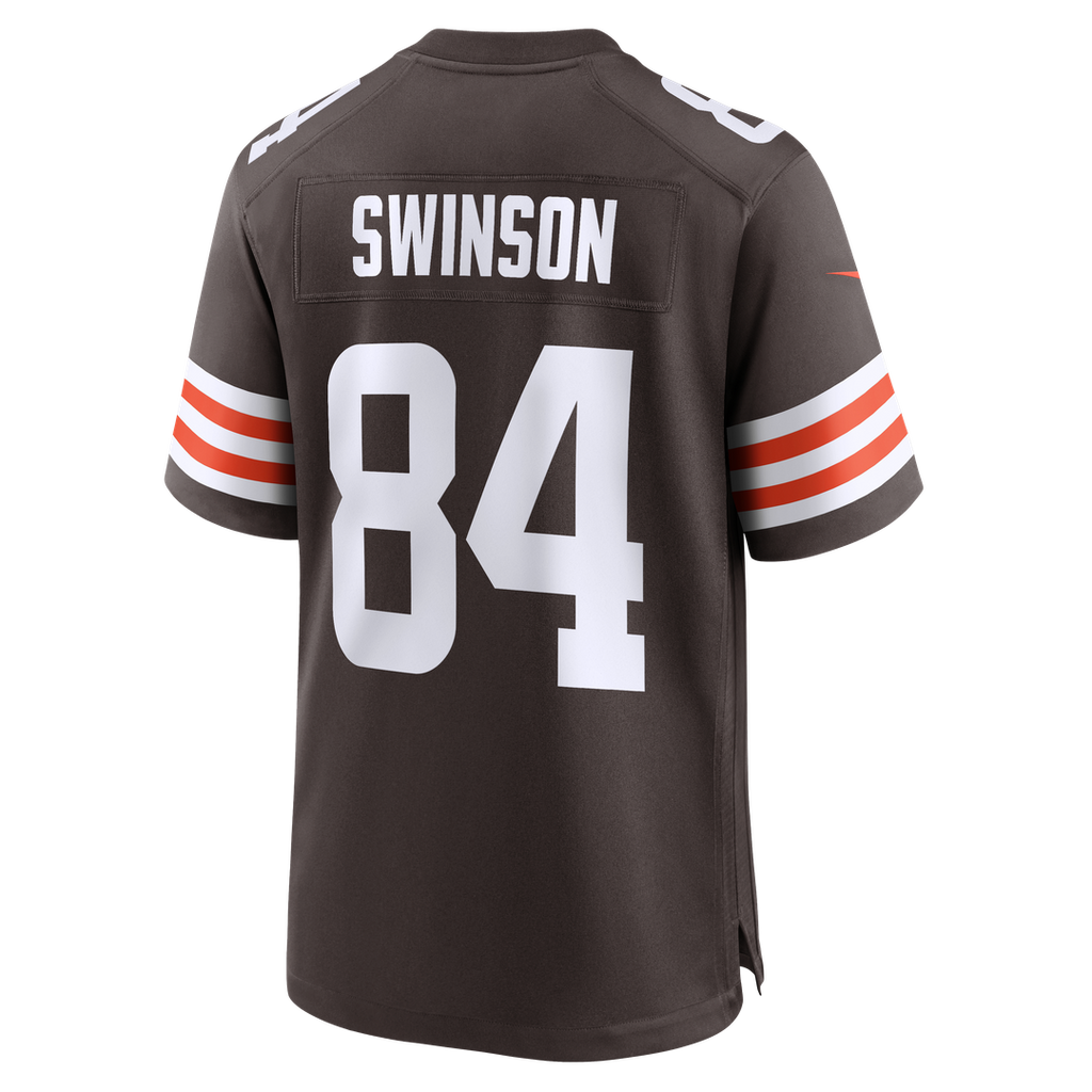 Cleveland Browns Messiah Swinson Brown Team Game Jersey product image 5, provided for visual reference and product detail