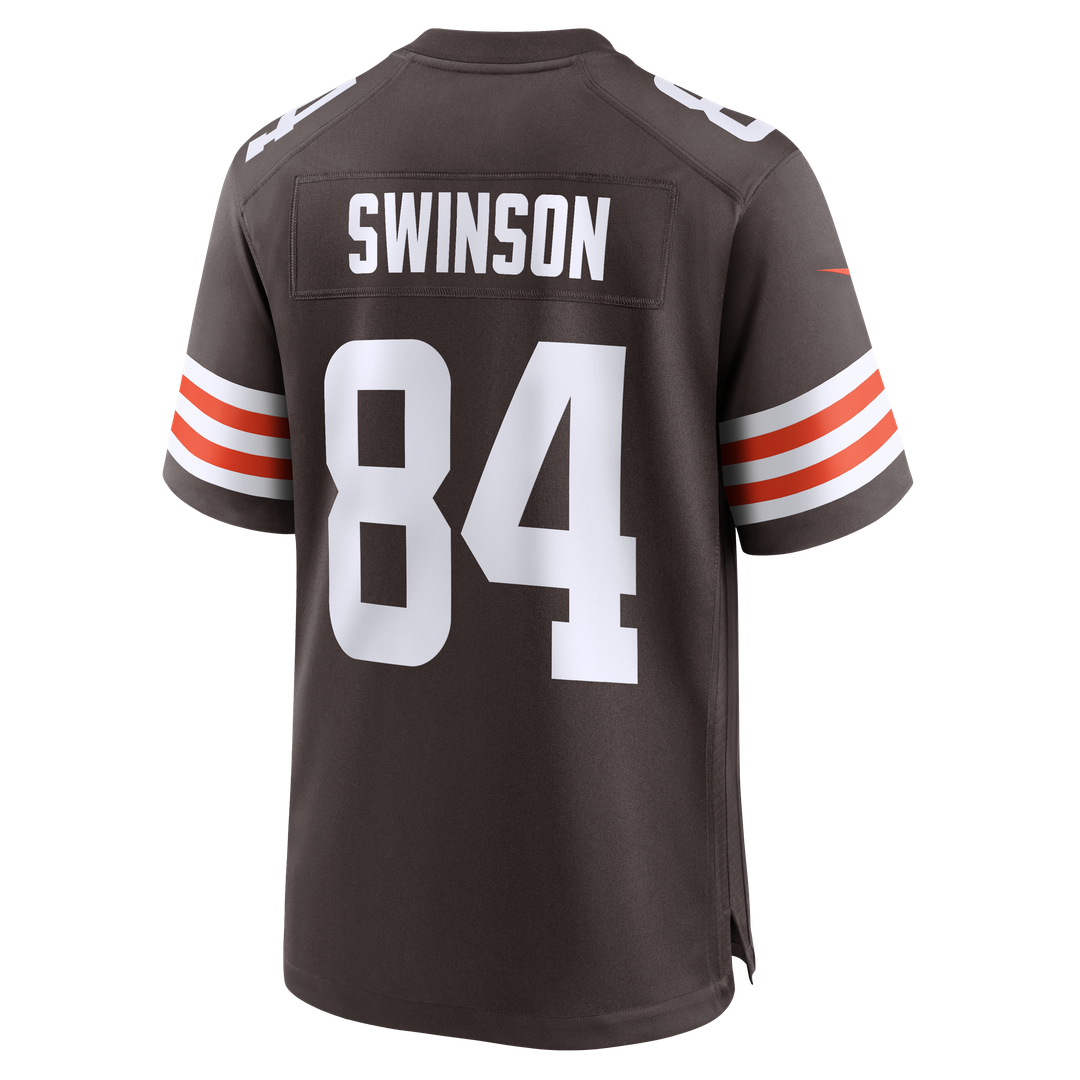Cleveland Browns Messiah Swinson Brown Team Game Jersey product image 5, provided for visual reference and product detail