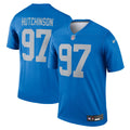 Detroit Lions Aidan Hutchinson Blue Legend Player Performance Top product image 1, provided for visual reference and product