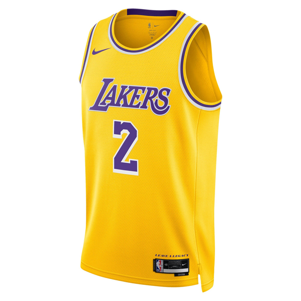 Jarred Vanderbilt Los Angeles Lakers Icon Edition Swingman Jersey - Gold - Youth product image 3, provided for visual