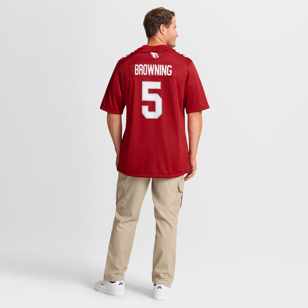 Arizona Cardinals Baron Browning Cardinal Team Game Jersey product image 8, provided for visual reference and product detail