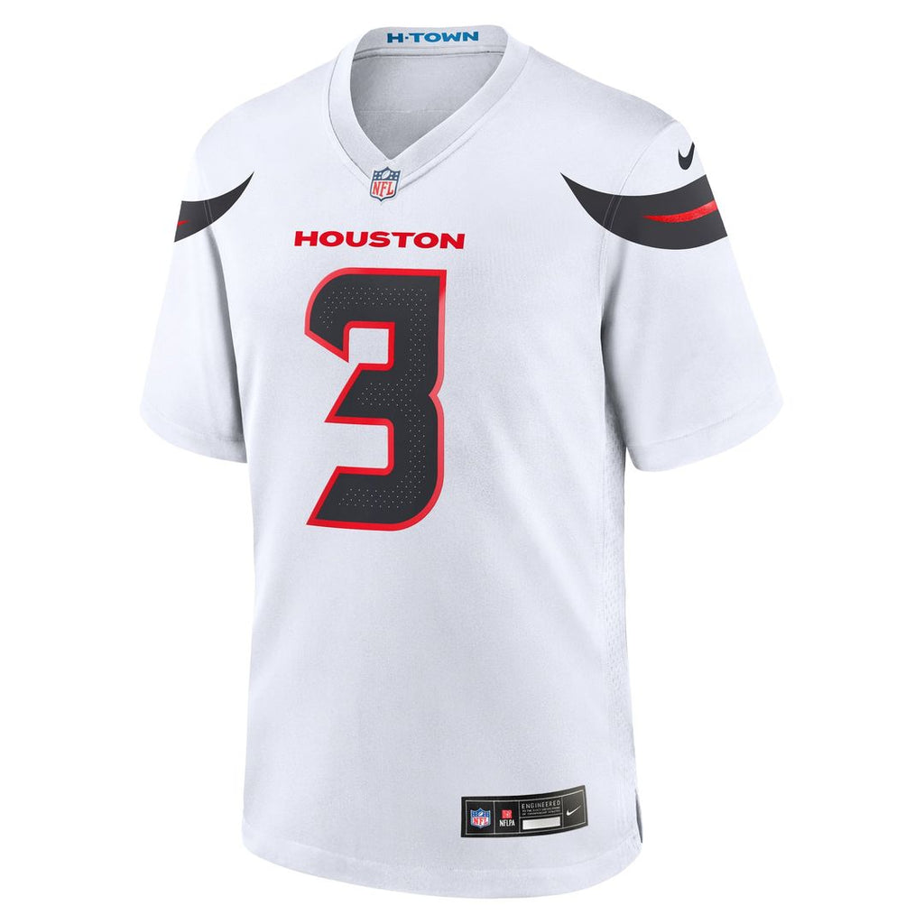 Houston Texans Tank Dell White Game Jersey product image 5, provided for visual reference and product detail review