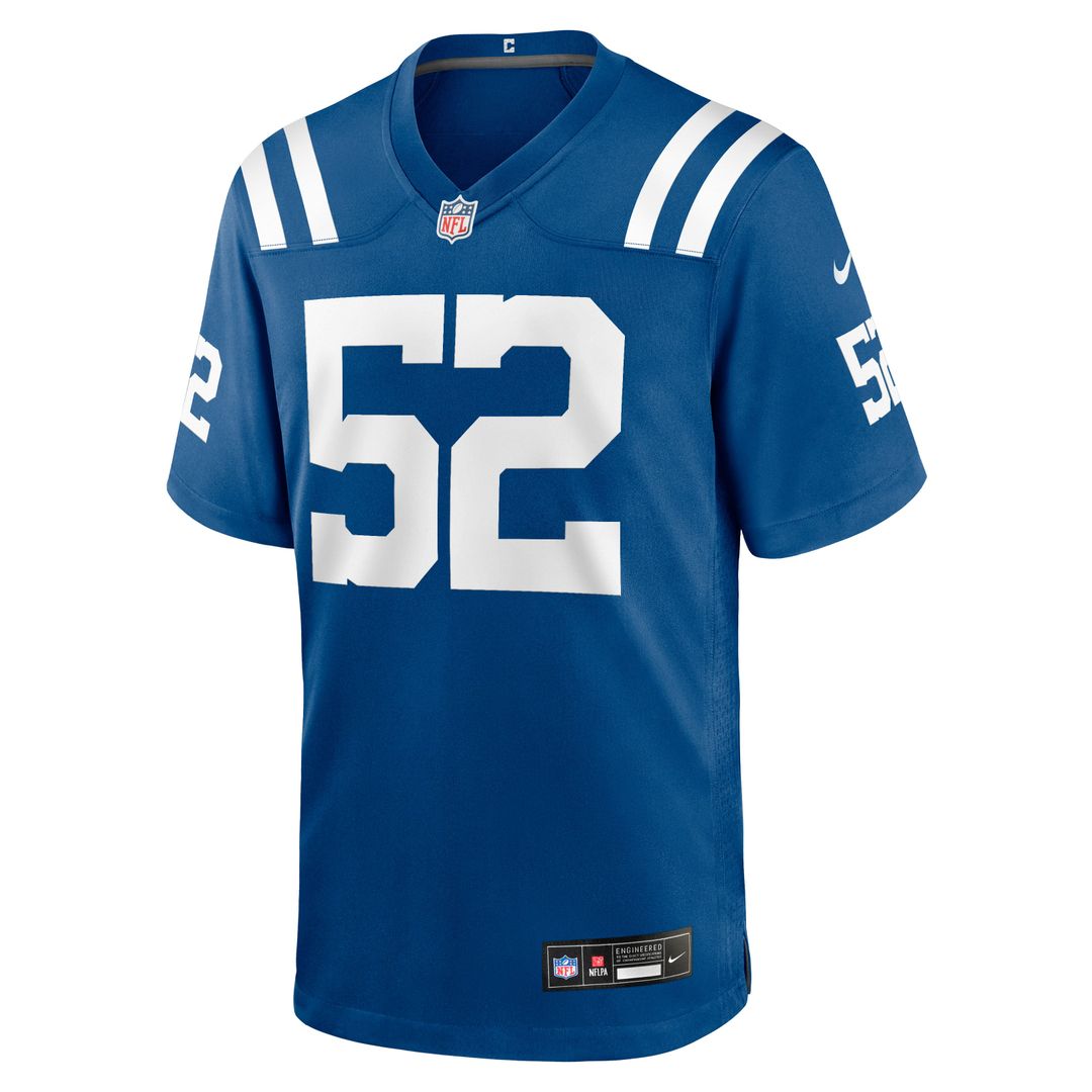Indianapolis Colts George Gumbs Jr. Royal Team Game Jersey product image 4, provided for visual reference and product detail