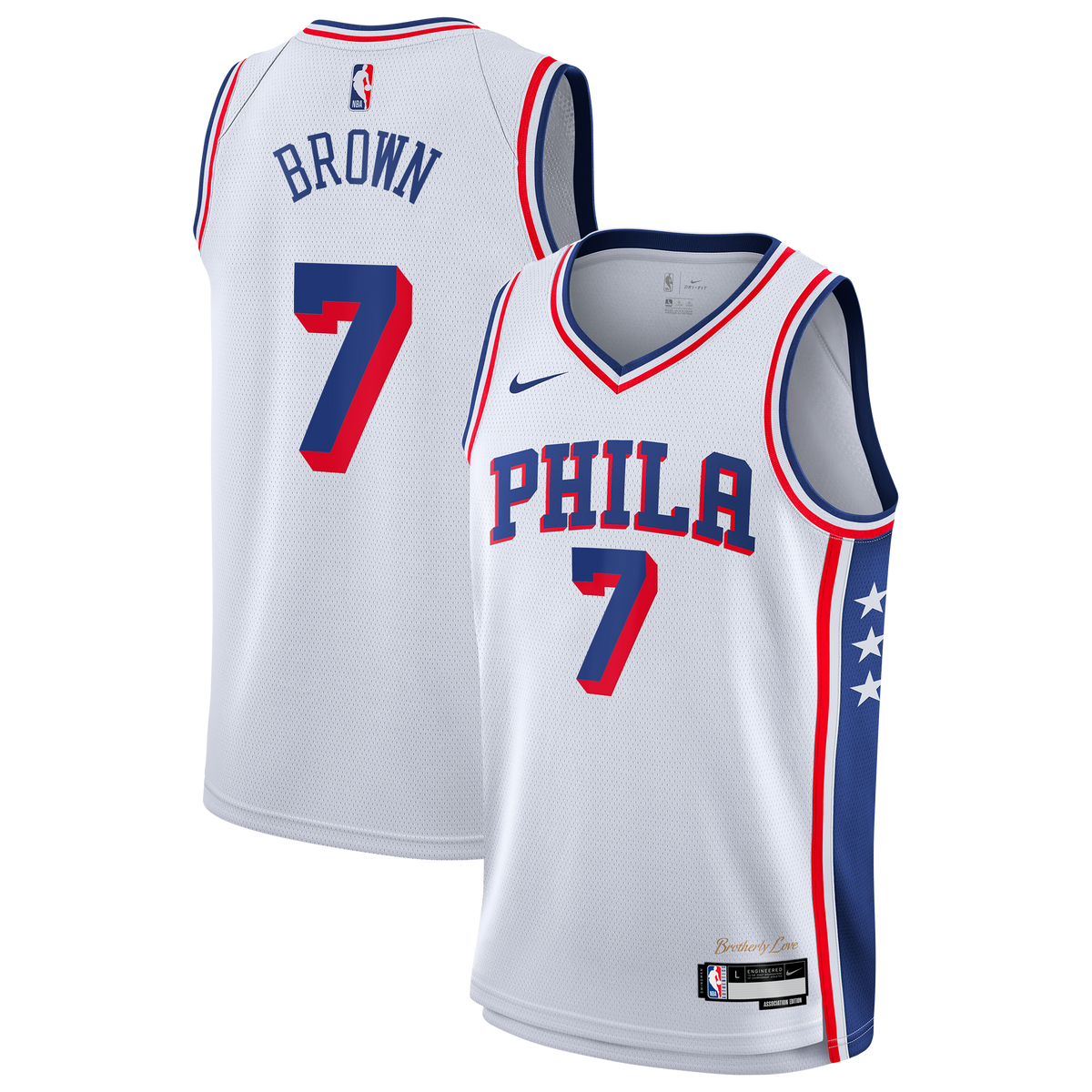 Philadelphia 76ers Nike Association Edition Swingman Jersey product image 1