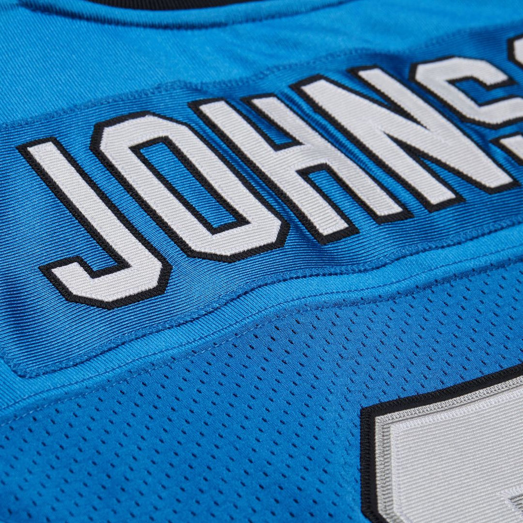 Detroit Lions Calvin Johnson Black 2007 Authentic Throwback Jersey product image 24, provided for visual reference and