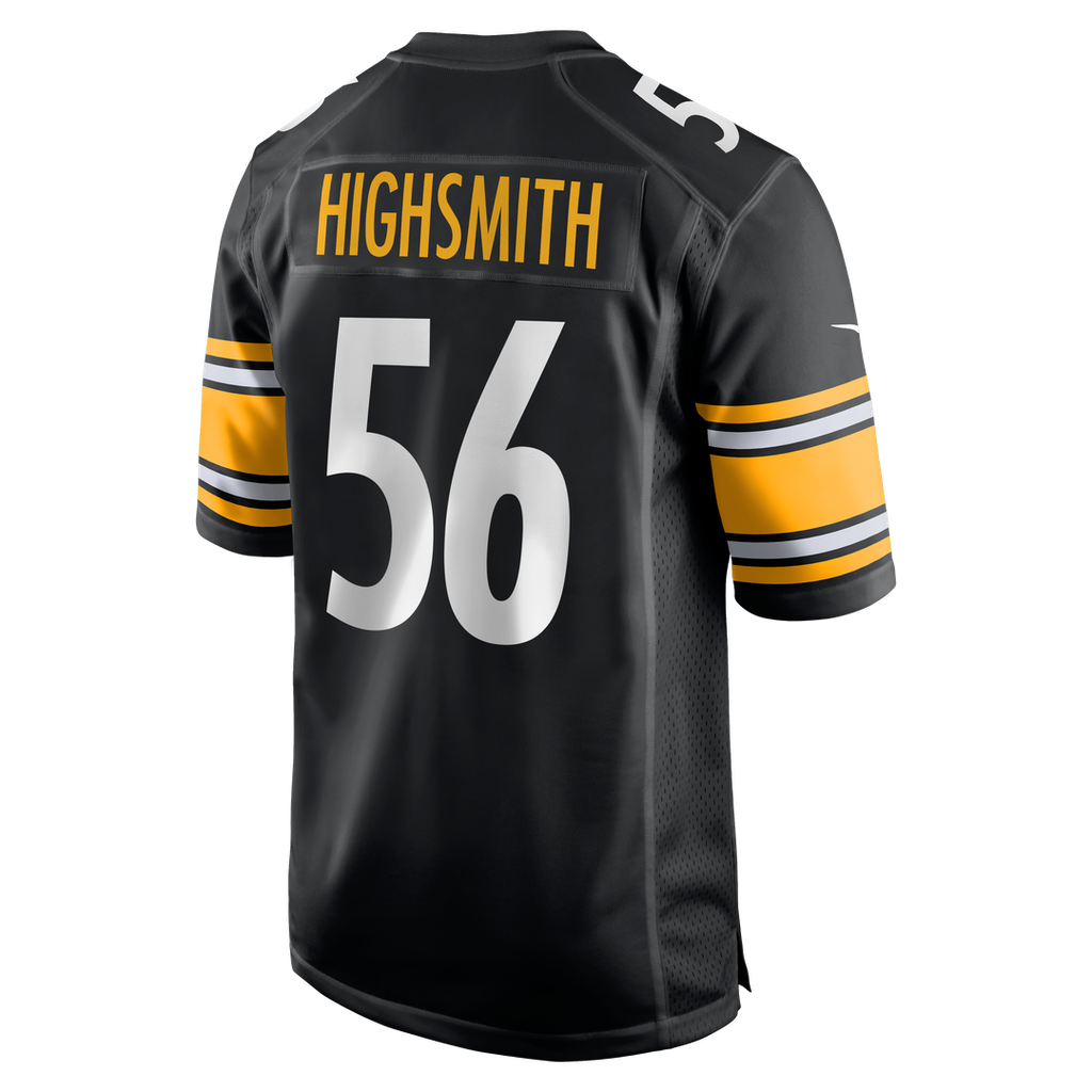 Pittsburgh Steelers Alex Highsmith Black Game Jersey product image 3, provided for visual reference and product detail review