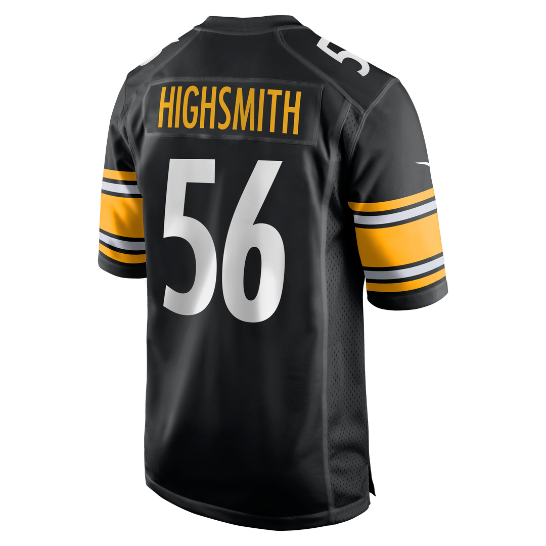 Pittsburgh Steelers Alex Highsmith Black Game Jersey product image 3, provided for visual reference and product detail review