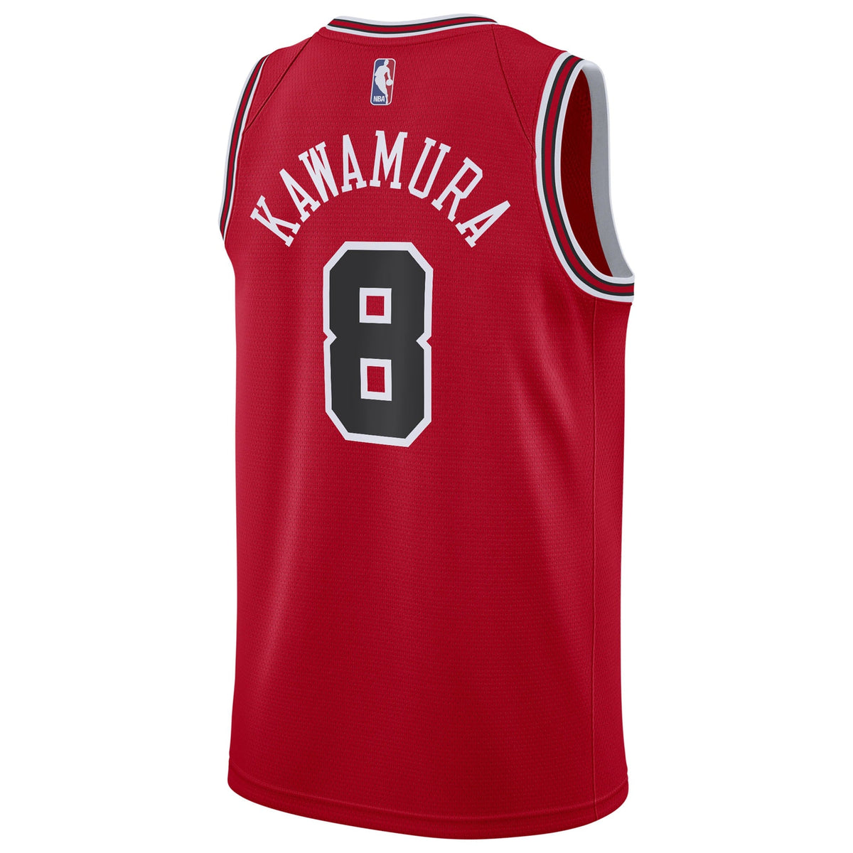 Yuki Kawamura Chicago Bulls Icon Edition Swingman Jersey - Red - Youth product image 4, provided for visual reference and