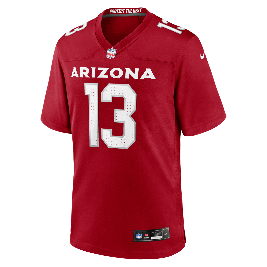 Arizona Cardinals Kei'Trel Clark Cardinal Game Jersey product image 2, provided for visual reference and product detail