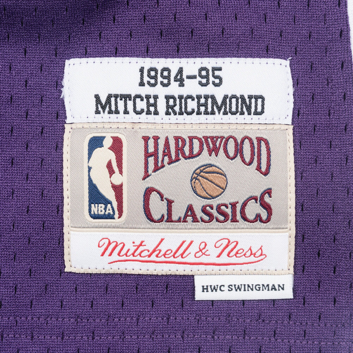 Mitch Richmond Sacramento Kings 1994-95 Swingman Jersey product image 4, provided for visual reference and product detail