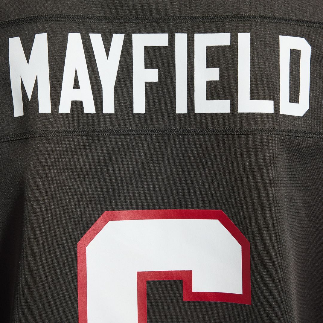 Tampa Bay Buccaneers Baker Mayfield White Away Game Jersey product image 38, provided for visual reference and product