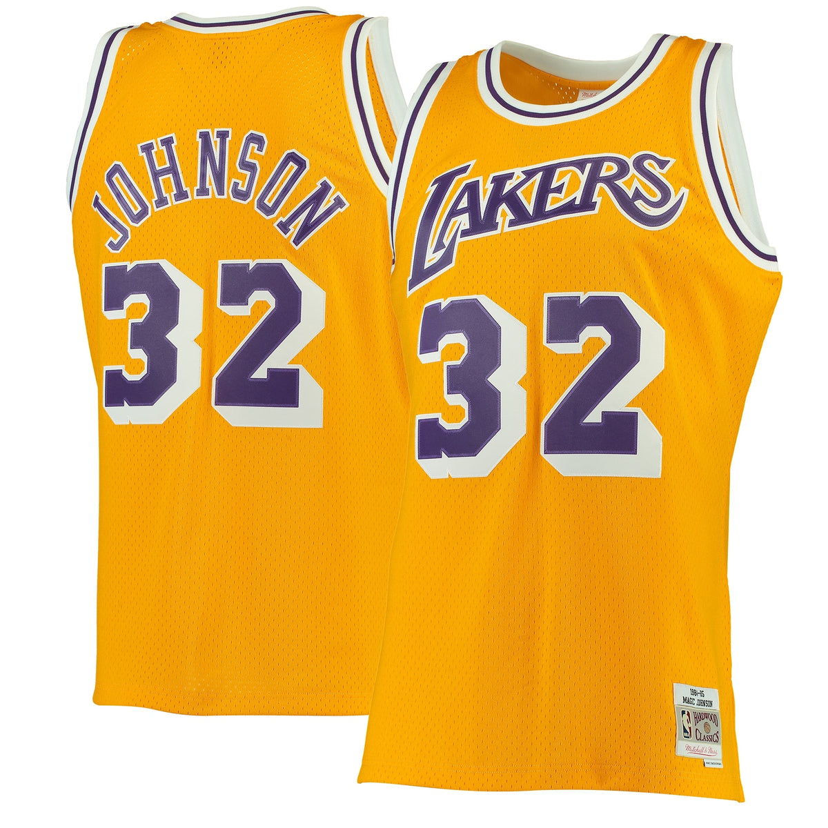 Men's Mitchell & Ness Magic Johnson Gold Los Angeles Lakers product image 1