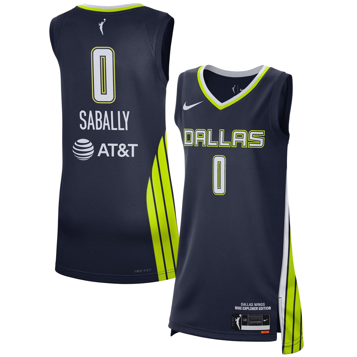 NBA Dallas Wings Dri - FIT WNBA Victory Basketball Jersey - Womens product image 1, provided for visual reference and