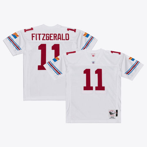 Arizona Cardinals Larry Fitzgerald White 2004 Authentic Throwback Jersey product image 1, provided for visual reference and
