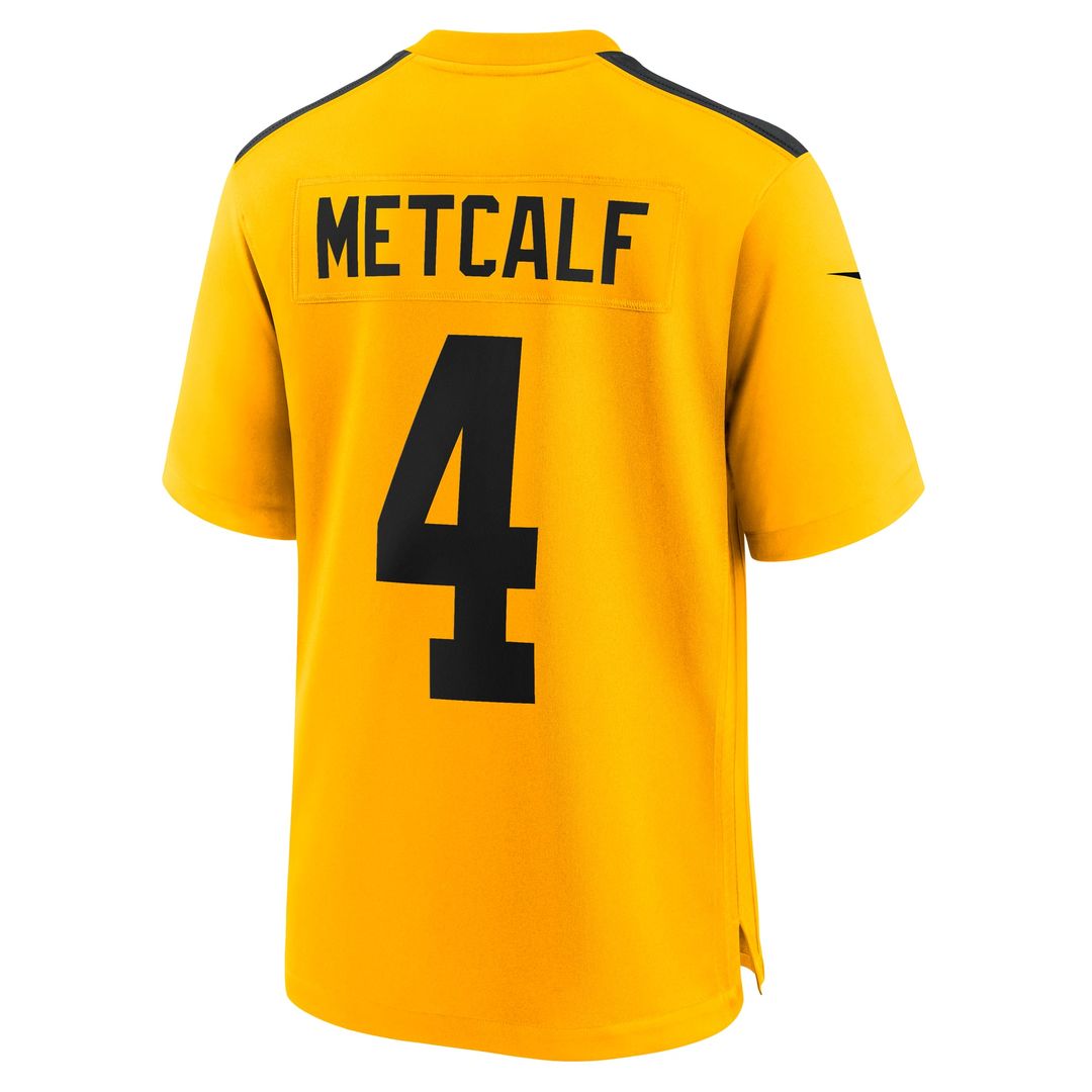 Pittsburgh Steelers DK Metcalf Black Game Player Jersey product image 19, provided for visual reference and product detail