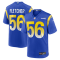 Los Angeles Rams London Fletcher Royal Game Retired Player Jersey product image 1, provided for visual reference and product
