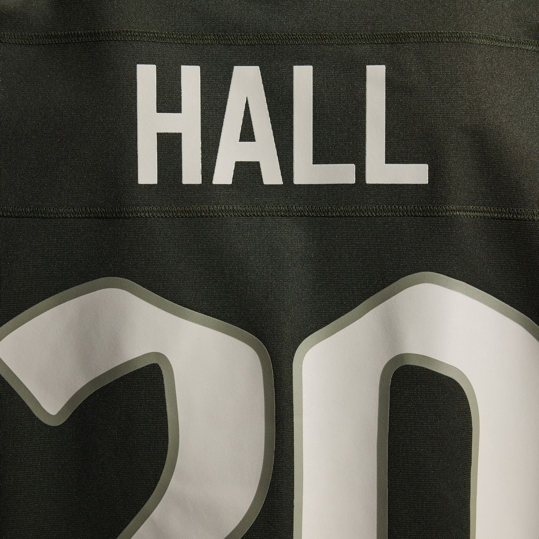 New York Jets Breece Hall Green Rivalries Collection Game Jersey product image 12, provided for visual reference and product
