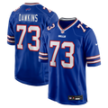 Buffalo Bills Dion Dawkins Royal Game Player Jersey product image 1, provided for visual reference and product detail review