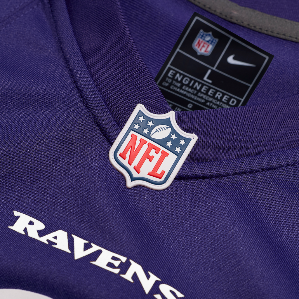 Baltimore Ravens Jamal Lewis Purple Game Retired Player Jersey product image 4, provided for visual reference and product