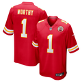 Kansas City Chiefs Xavier Worthy Red Player Game Jersey product image 1, provided for visual reference and product detail
