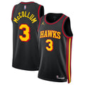 Atlanta Hawks Brand Statement Edition Swingman Basketball Jersey - Black - CJ McCollum - Unisex product image 1, provided