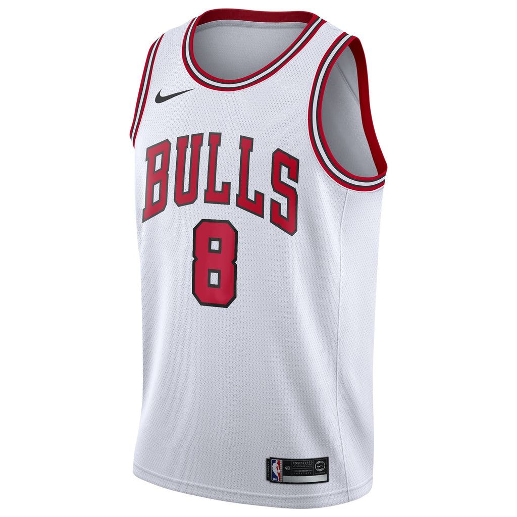 Yuki Kawamura Chicago Bulls Association Edition Swingman Jersey - White - Youth product image 3, provided for visual