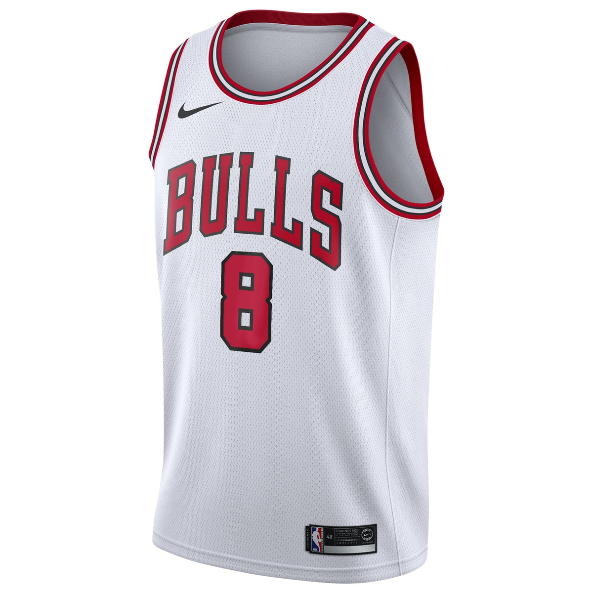Yuki Kawamura Chicago Bulls Association Edition Swingman Jersey - White - Youth product image 3, provided for visual
