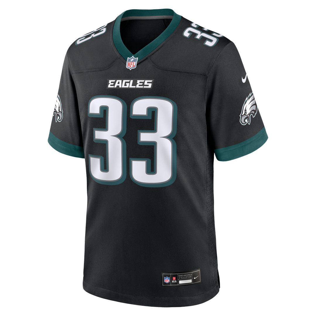 Philadelphia Eagles Cooper DeJean Midnight Green Team Game Jersey product image 8, provided for visual reference and product
