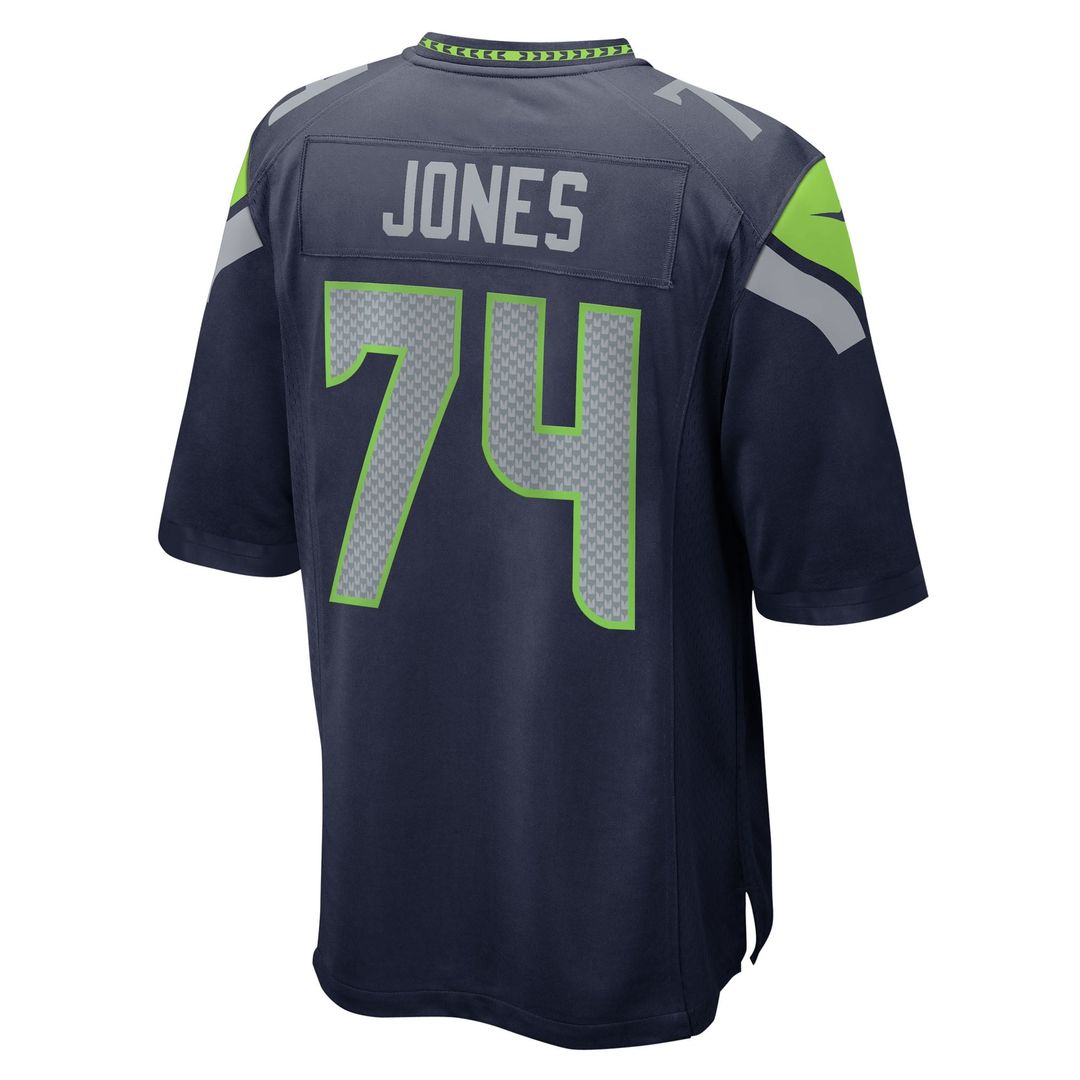 Seattle Seahawks Josh Jones College Navy Team Game Jersey product image 3, provided for visual reference and product detail
