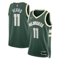 Tyler Herro Milwaukee Bucks Icon Edition Swingman Jersey - Hunter Green - Unisex product image 1, provided for visual
