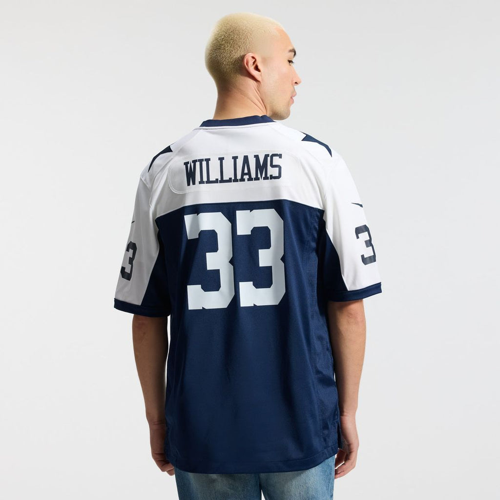 Dallas Cowboys Javonte Williams White Game Jersey product image 9, provided for visual reference and product detail review