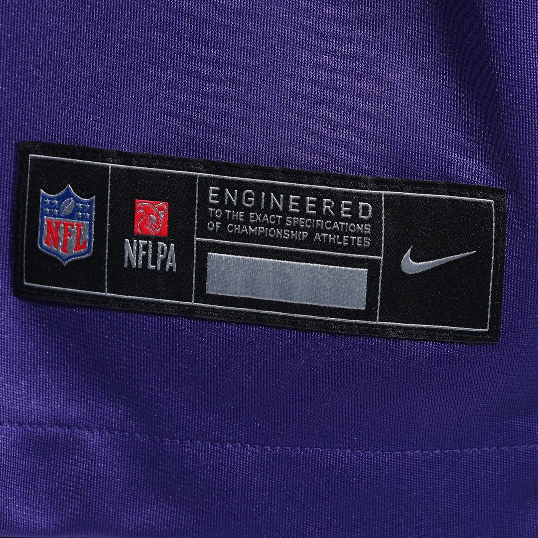 Minnesota Vikings Addison White Alternate Game Player Jersey product image 12, provided for visual reference and product