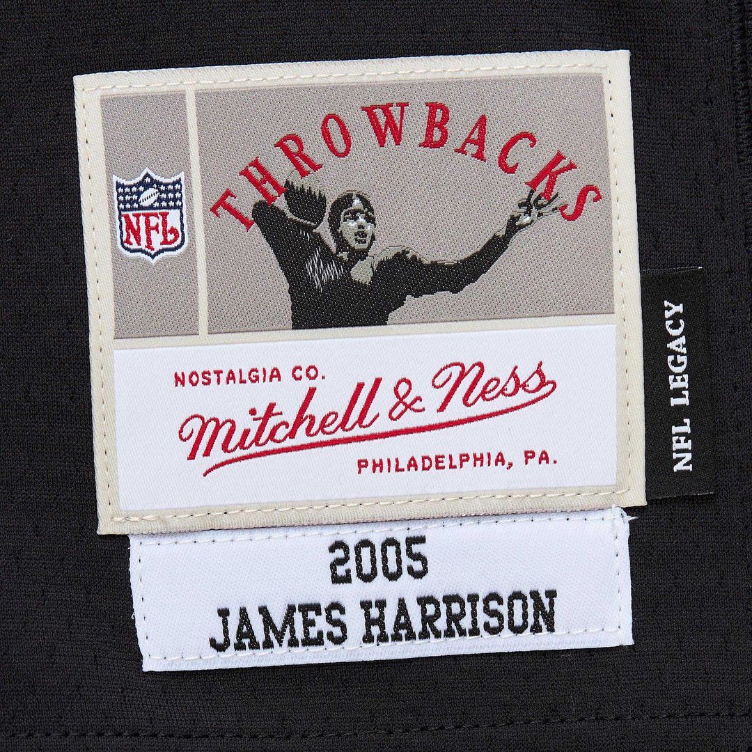 Pittsburgh Steelers James Harrison Black Legacy Replica Jersey product image 6, provided for visual reference and product